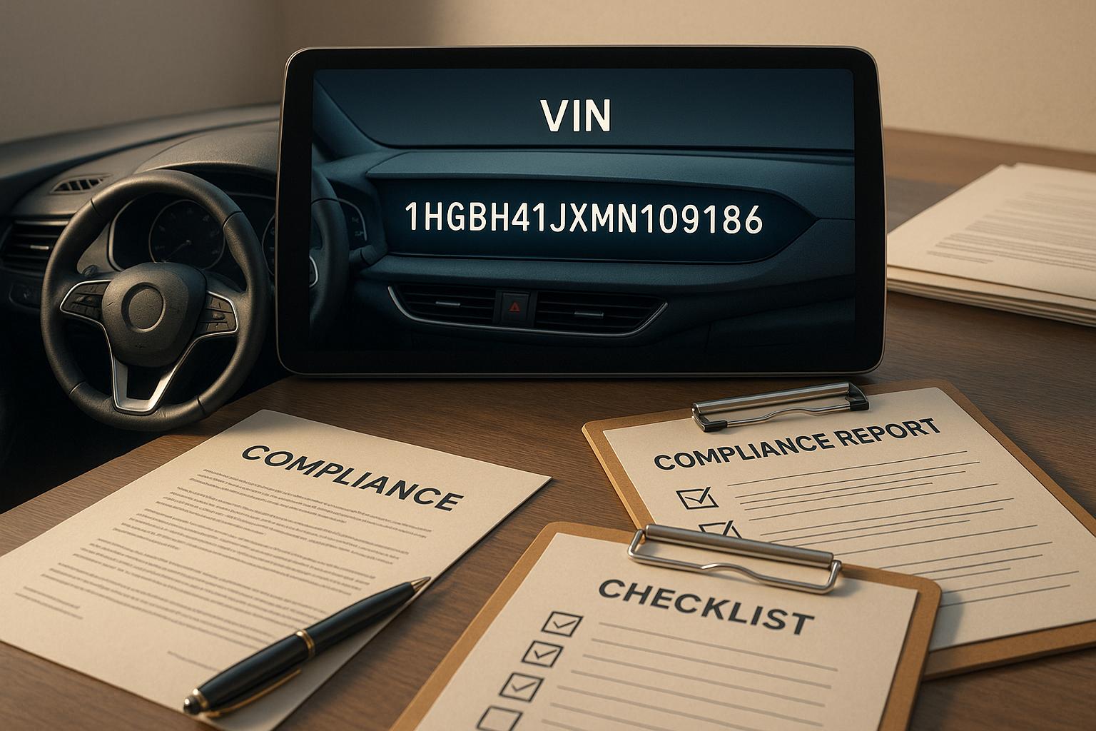 How VIN Decoding Powers Compliance Verification