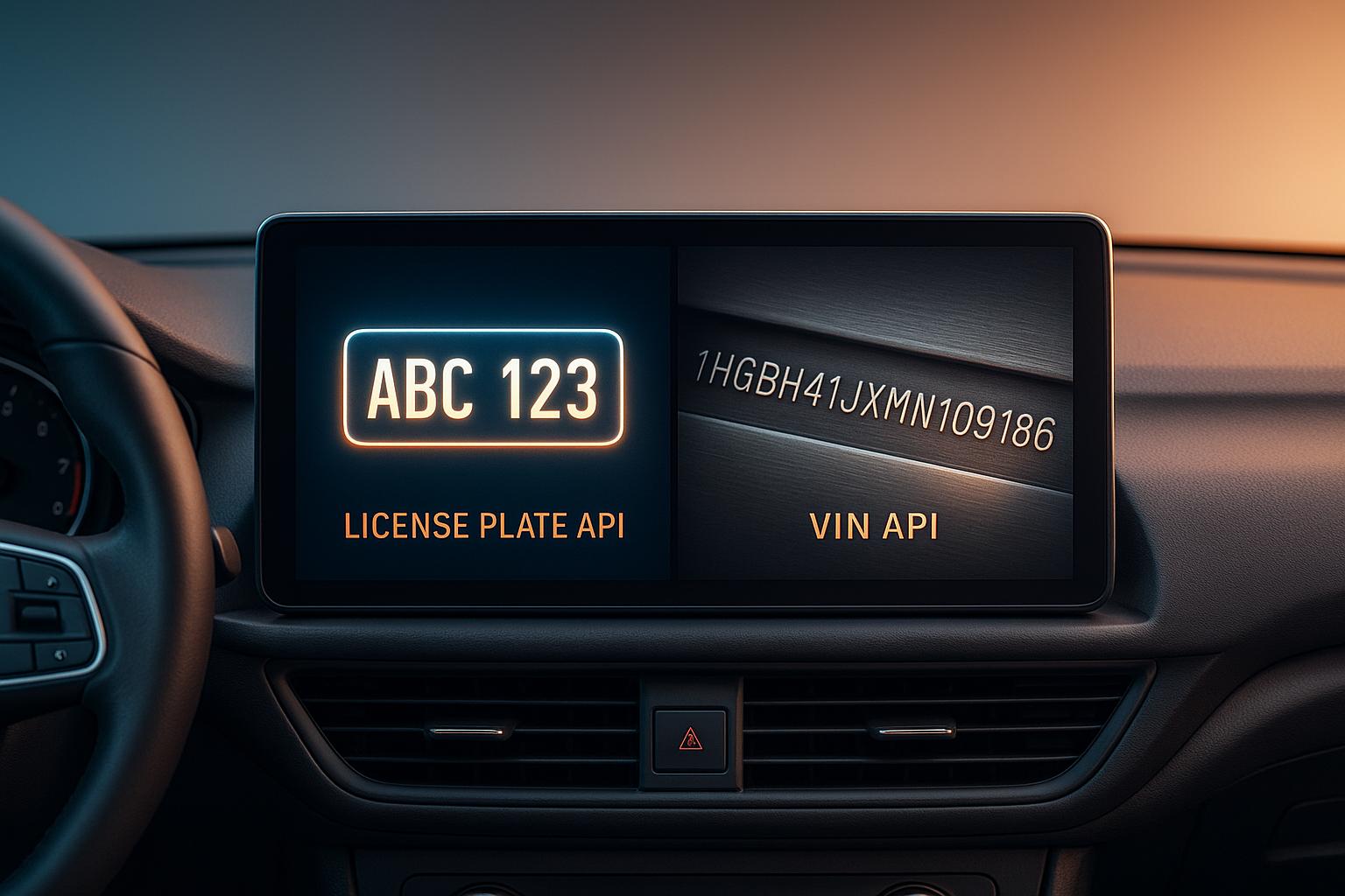 License Plate API vs VIN API: Full Comparison